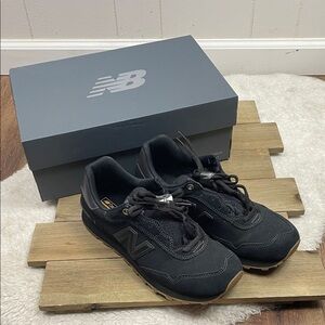 New Balance NWB 515 Sneakers Black Gum Suede ML515WAB